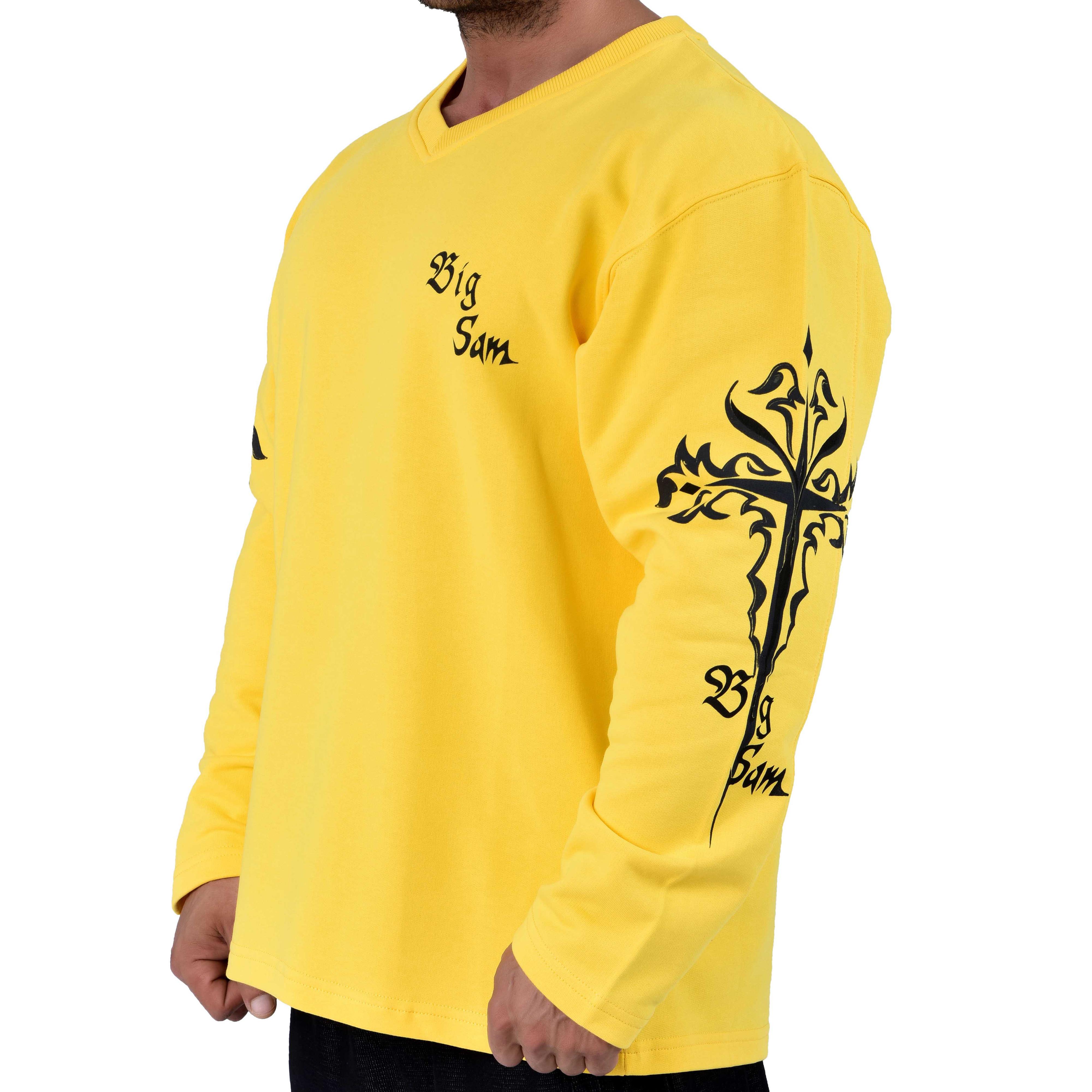 Mens Oversized Patterned Sweatshirt