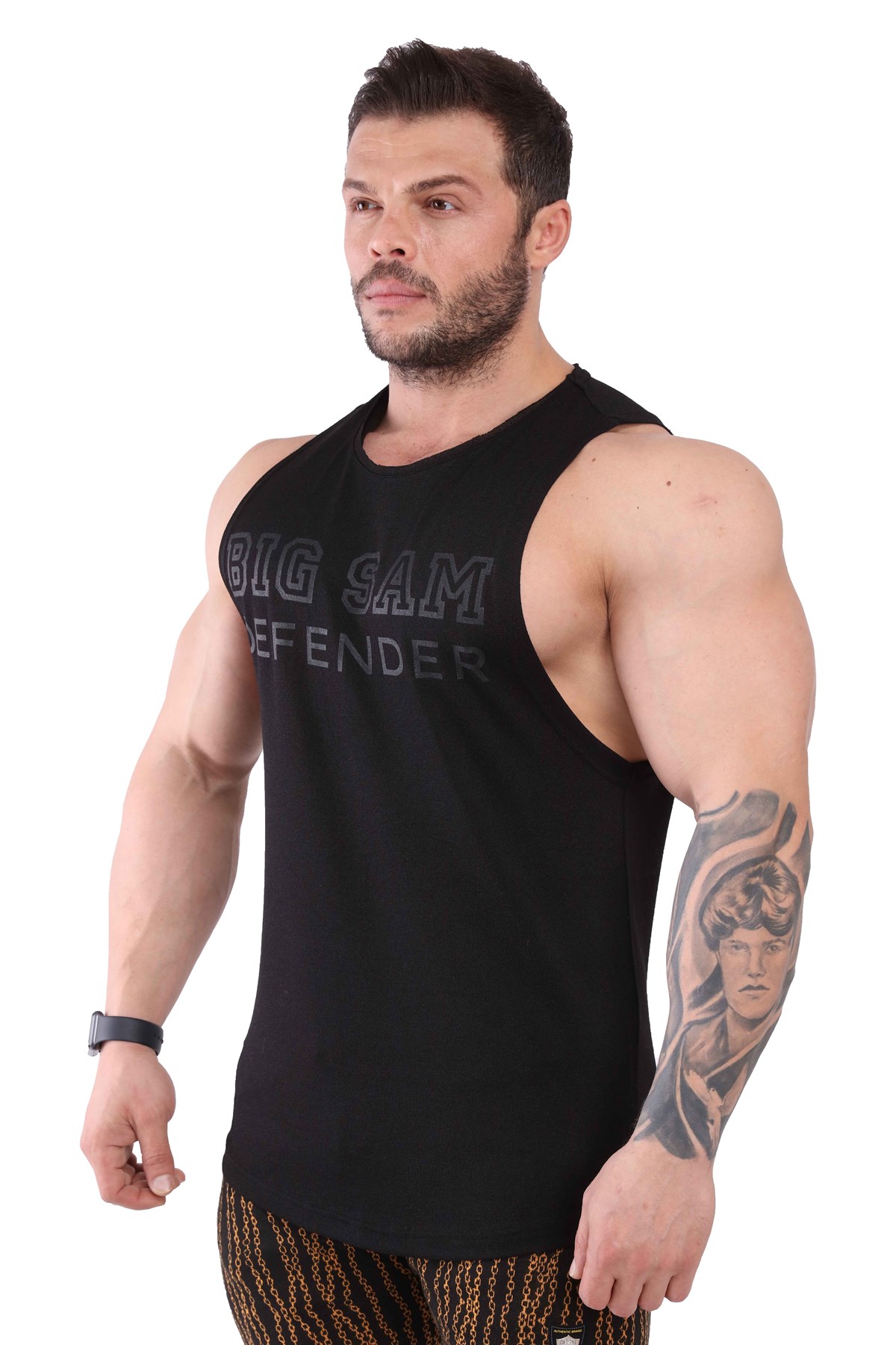 Mens Sleeveless Gym T-shirt 