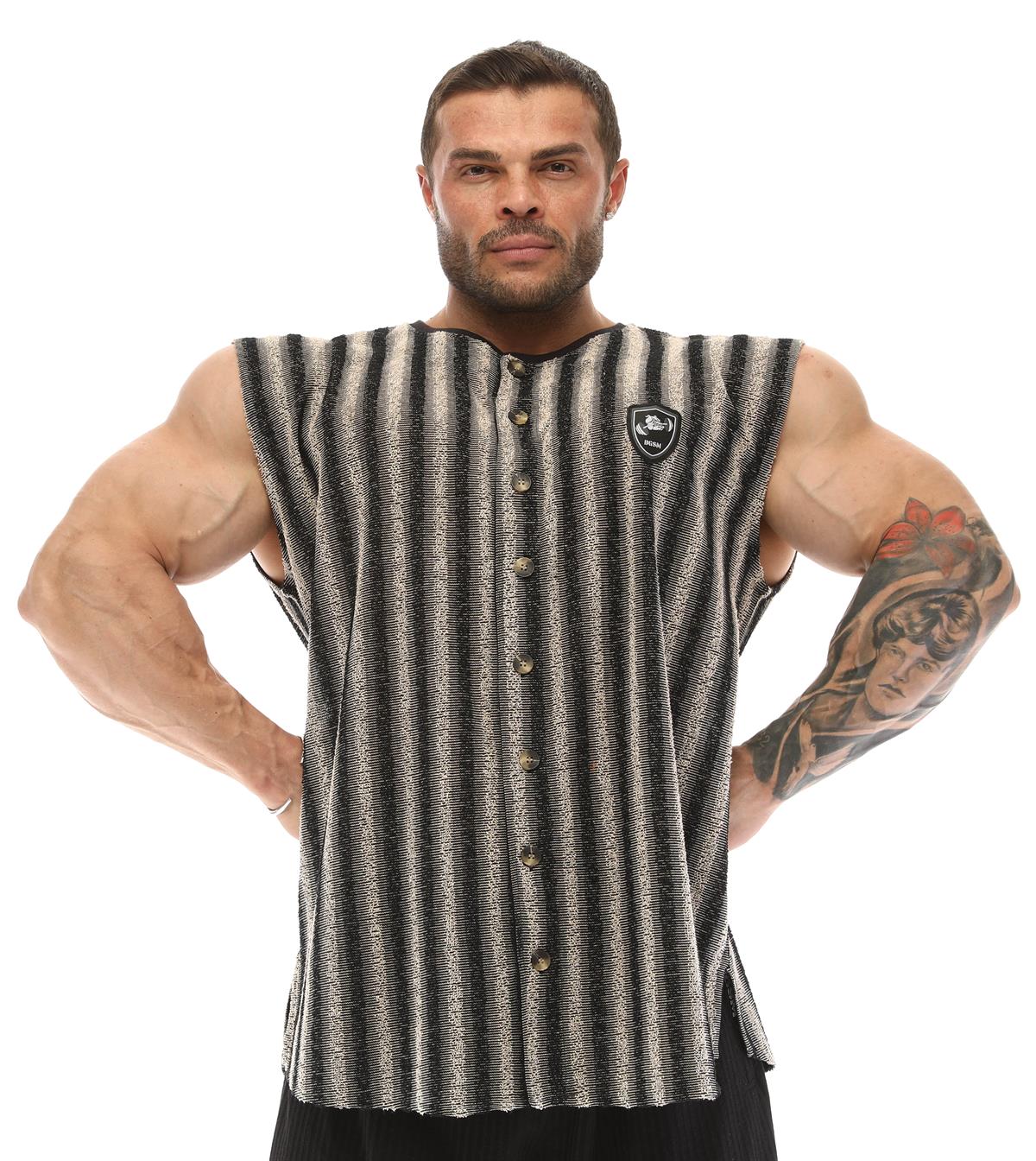 Mens Sleeveless Towel Gym Shirt