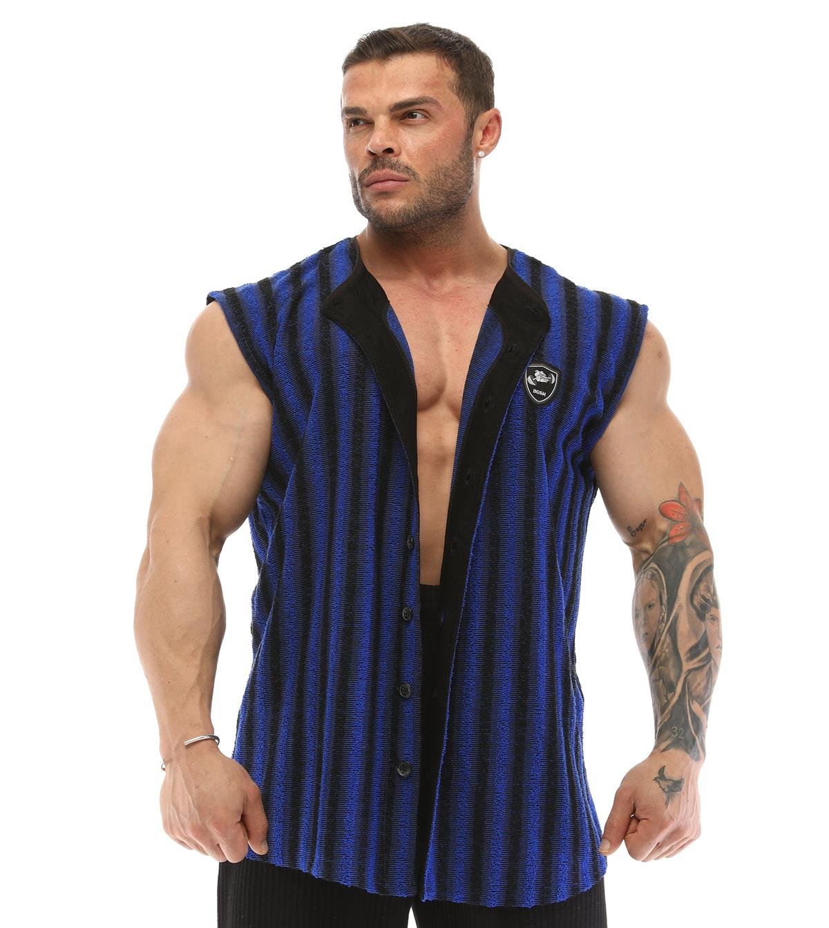 Mens Sleeveless Towel Gym Shirt