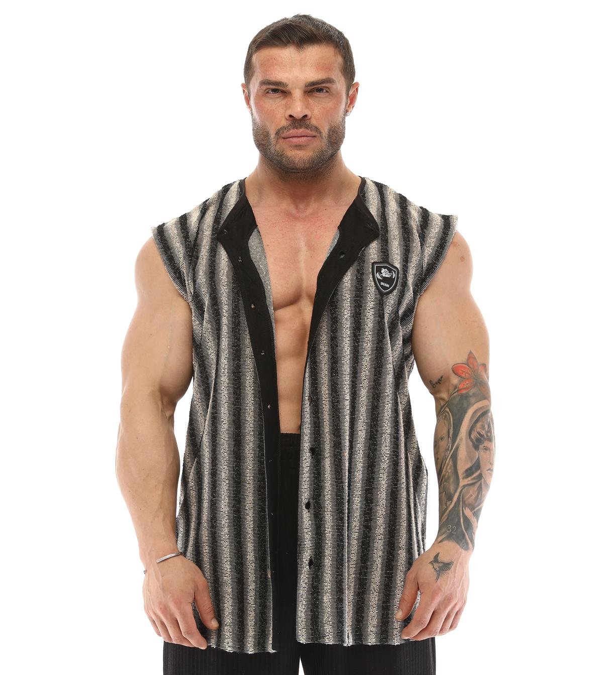 Mens Sleeveless Towel Gym Shirt
