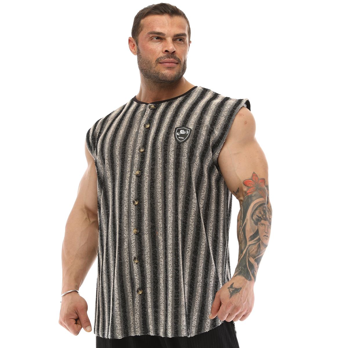 Mens Sleeveless Towel Gym Shirt