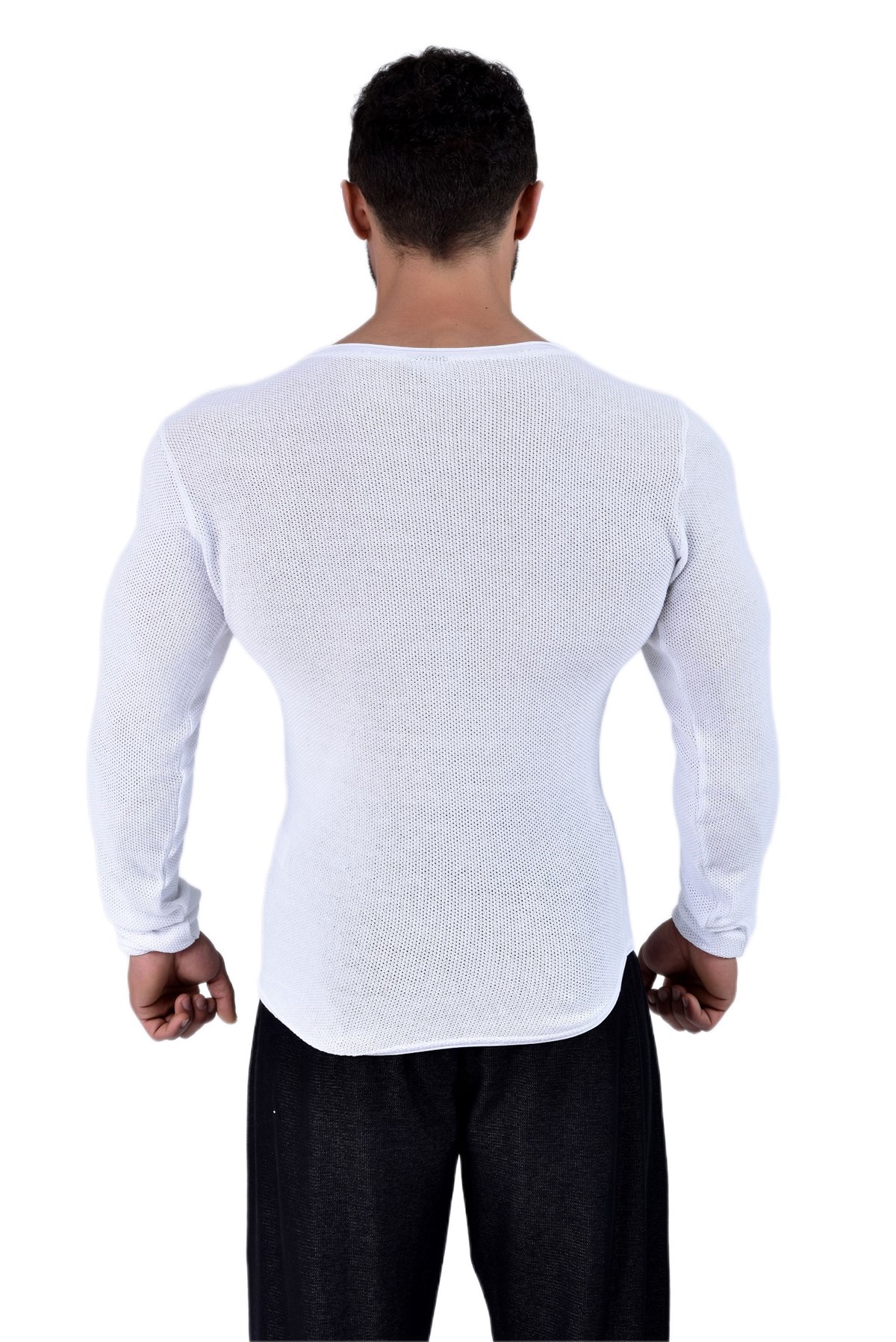 Mens Slim Fit Long Sleeve Knitwear