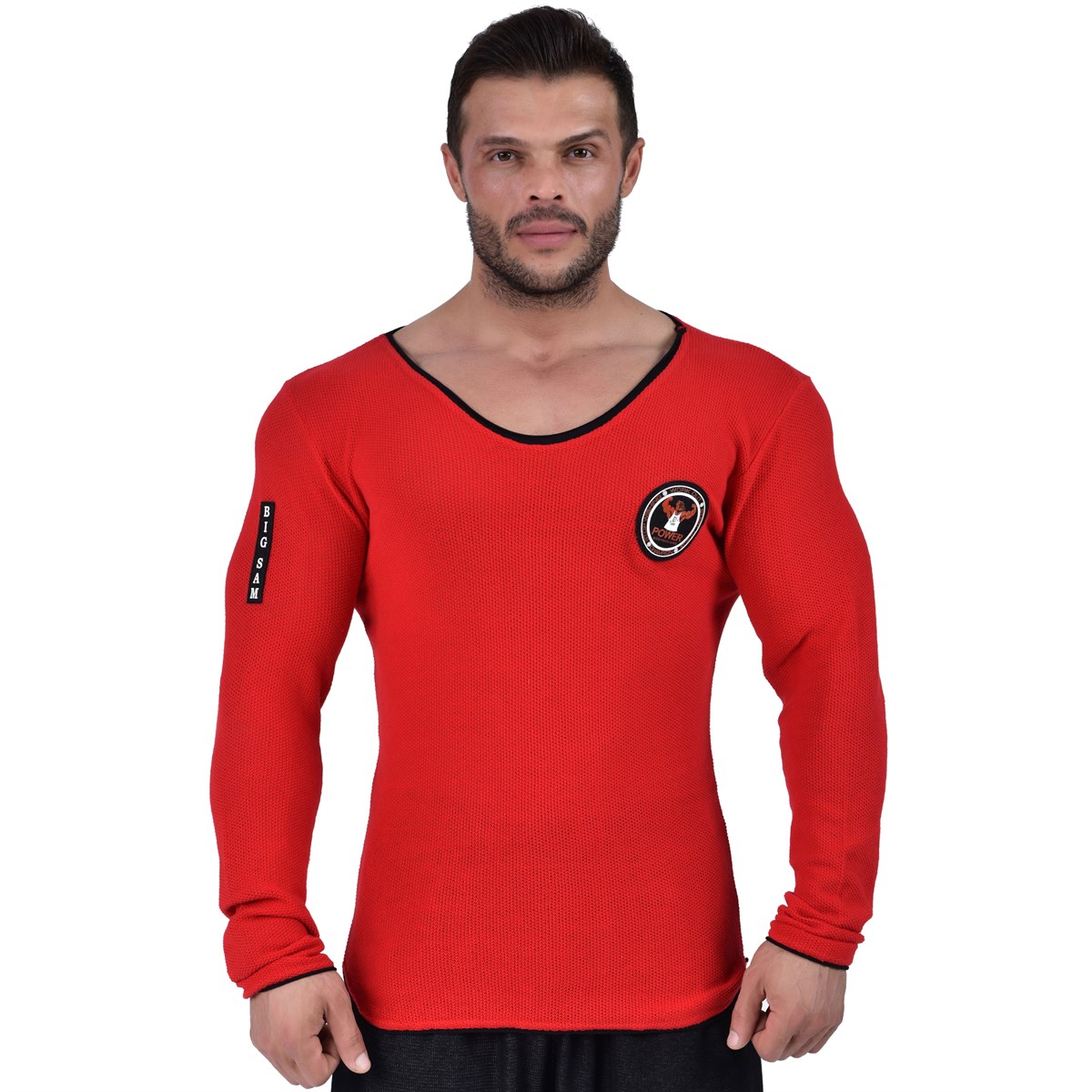 Mens Slim Fit Long Sleeve Knitwear