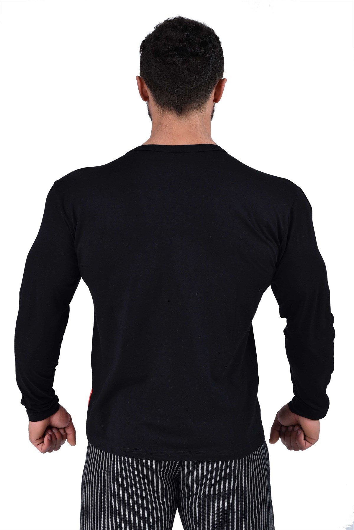 Mens Slim Fit Long Sleeve T-shirt