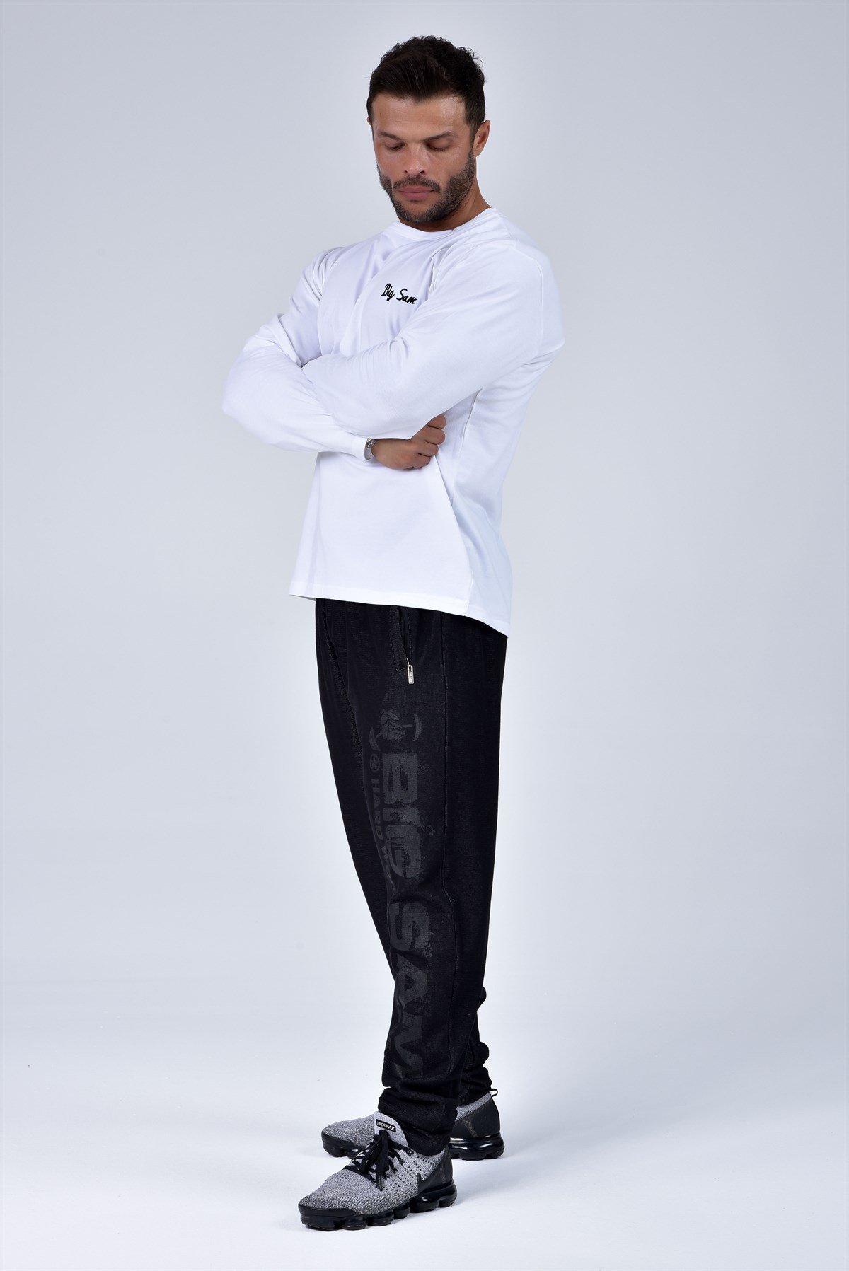 Mens Slim Fit Long Sleeve T-shirt