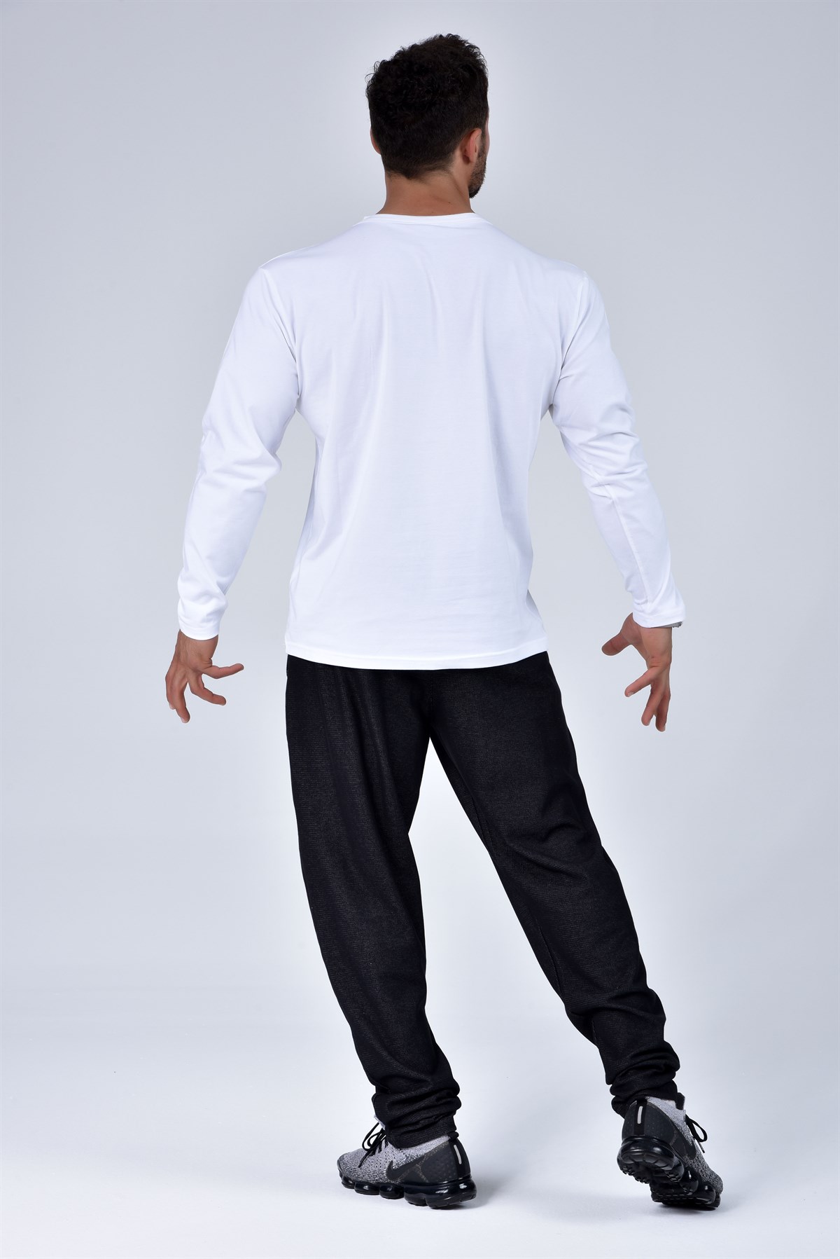 Mens Slim Fit Long Sleeve T-shirt