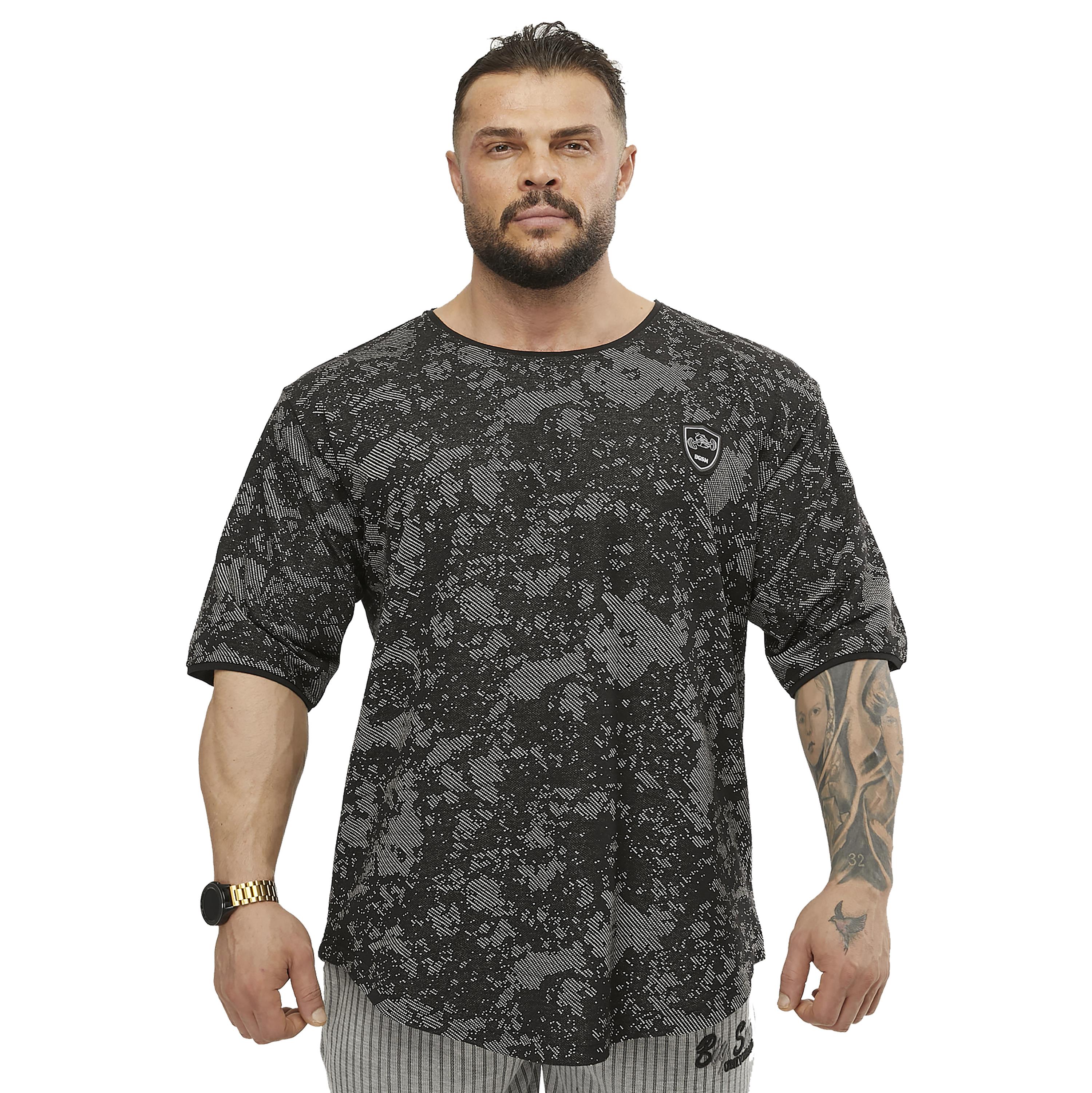 Mens Technic Camouflage Rag Top T-shirt