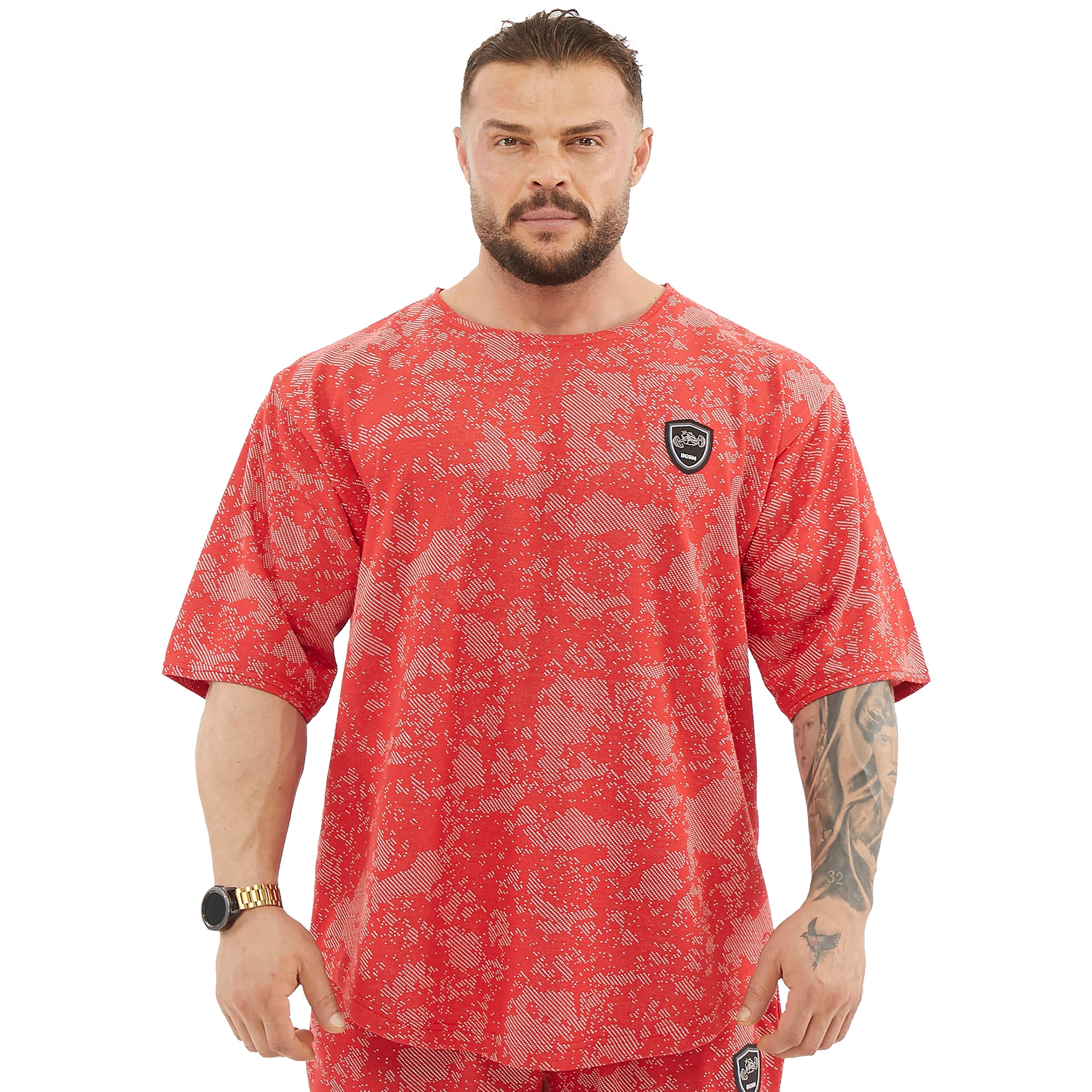 Mens Technic Camouflage Rag Top T-shirt