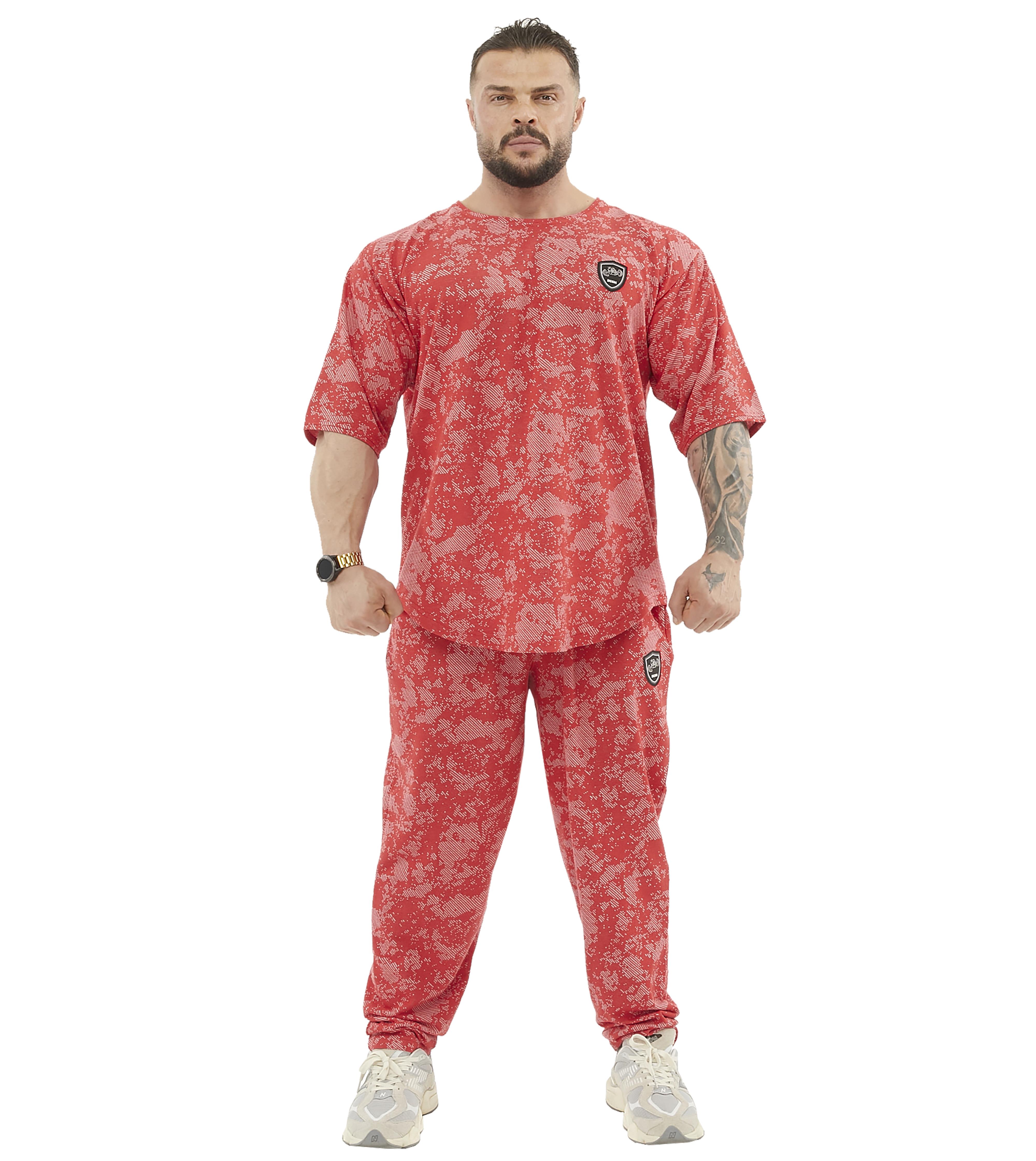 Mens Technic Camouflage Rag Top T-shirt