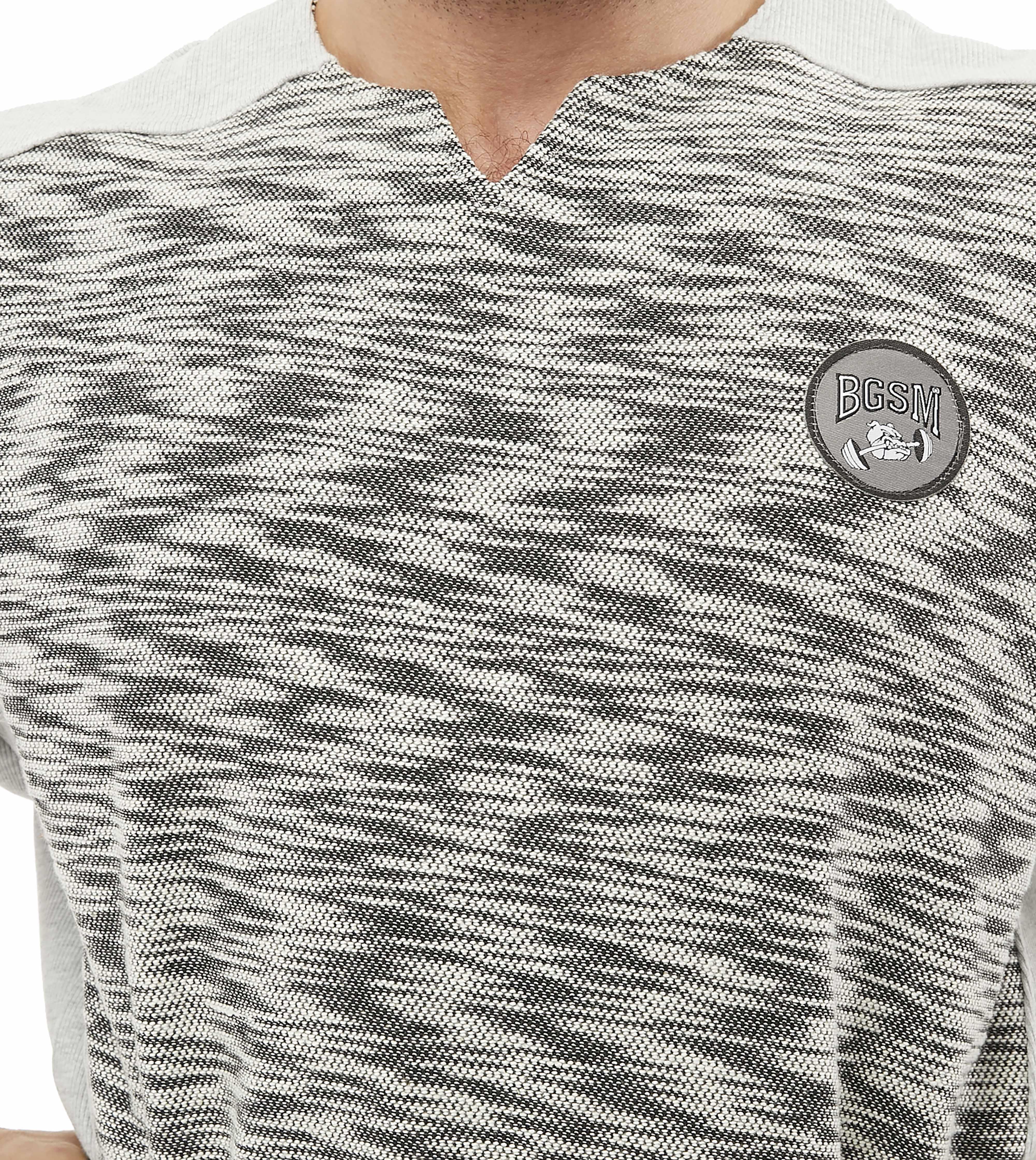 Mens Thick Fabric Rag Top T-shirt