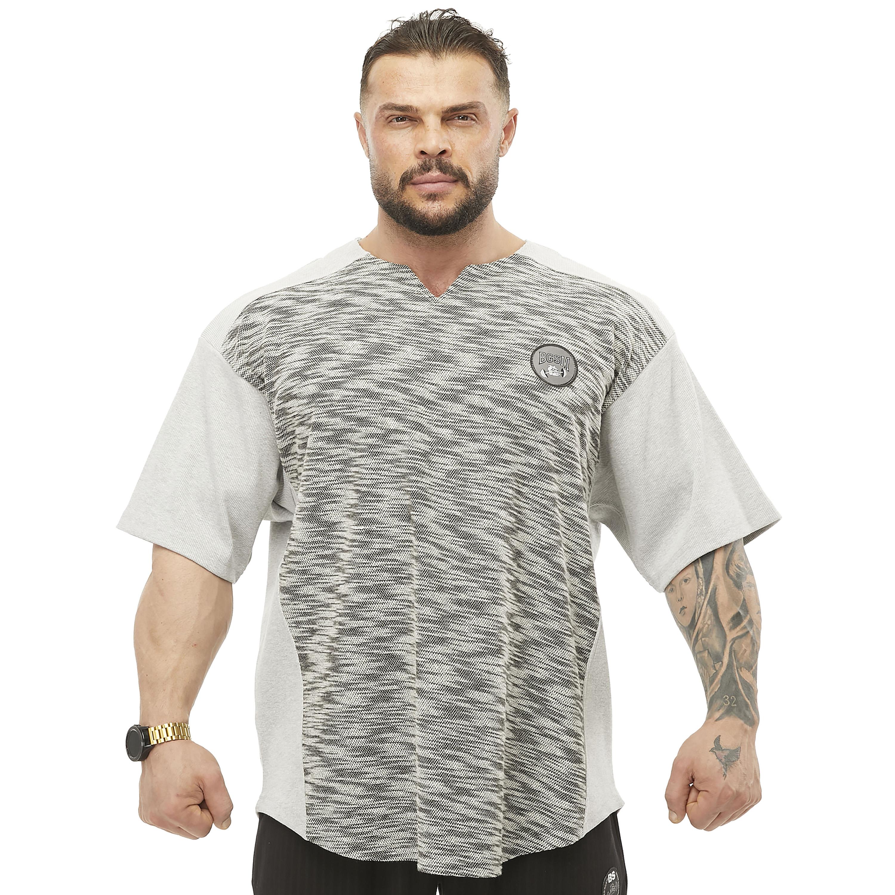 Mens Thick Fabric Rag Top T-shirt