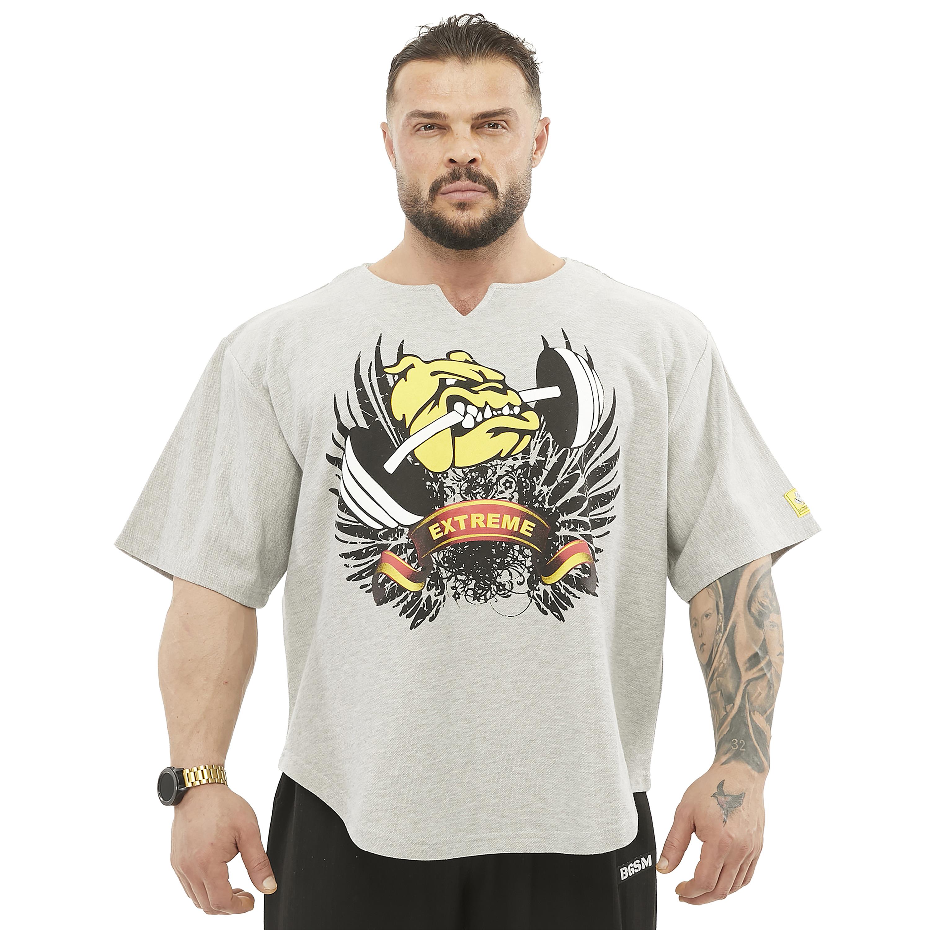 Mens Thick Fabric Wide Cut Rag Top T-shirt