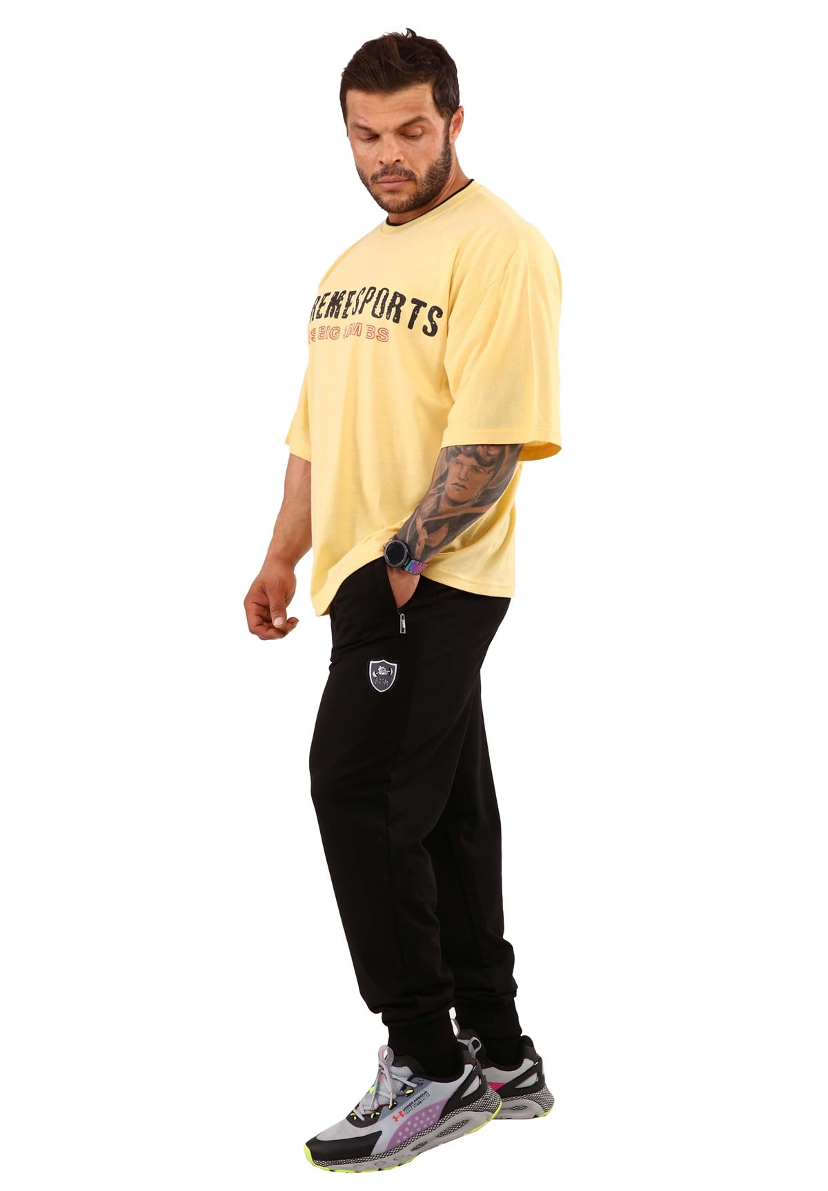 Mens Oversize Summer Gym T-shirt