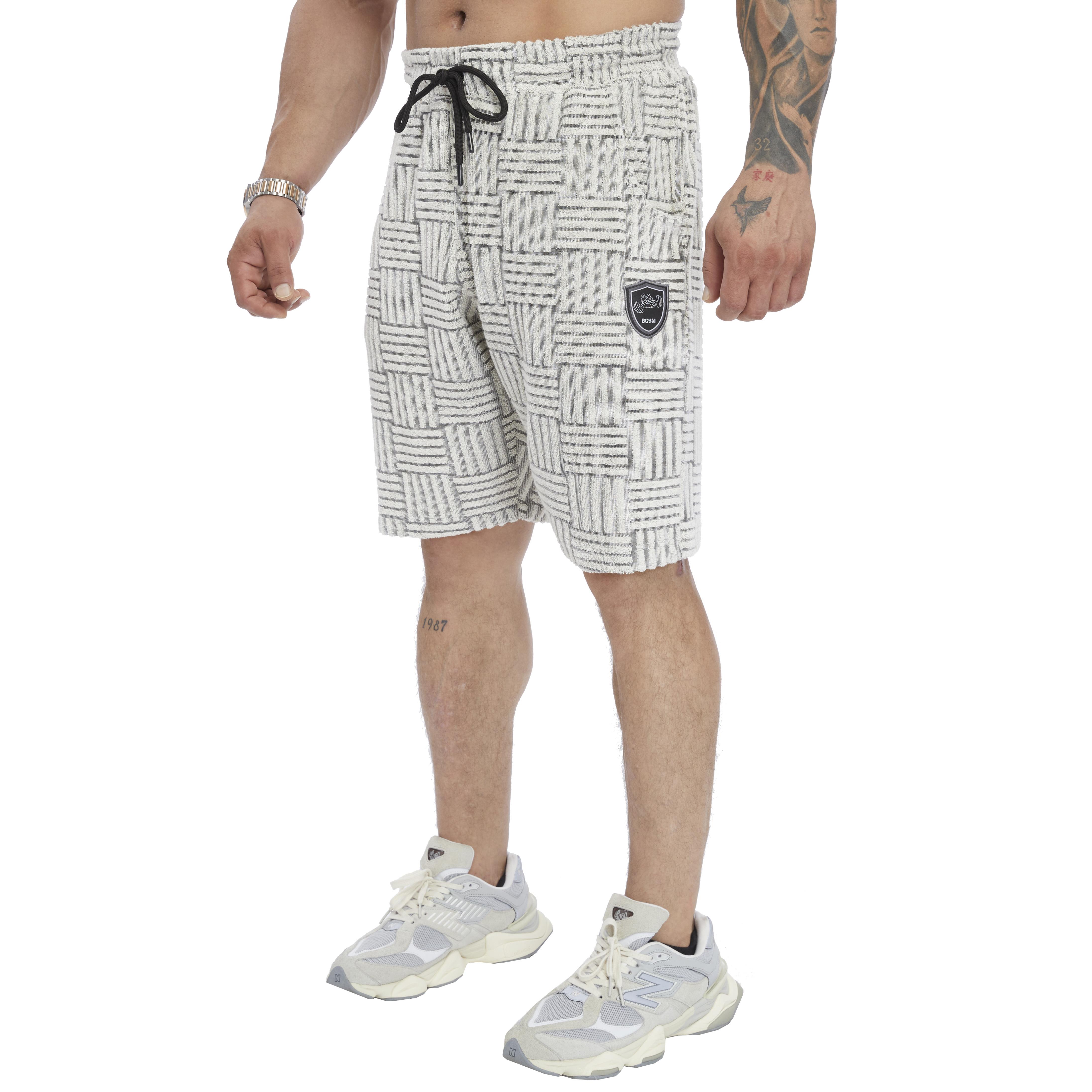 Mens Towel Cotton Textured Active Shorts