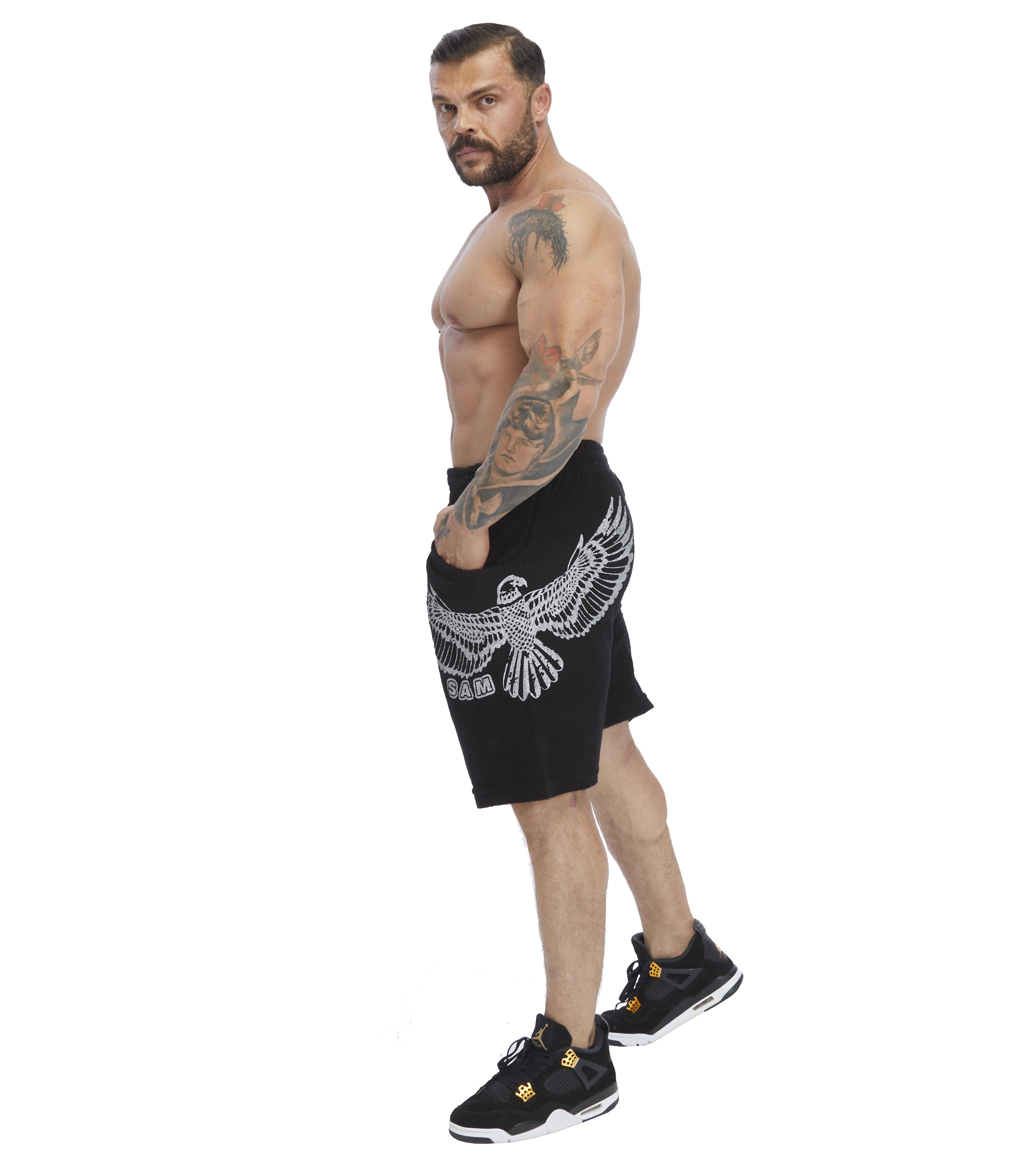 Mens Towel Eagle Shorts