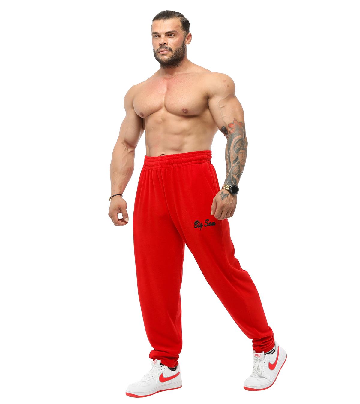 Mens Towel Sweatpants with Pockets Big Sam