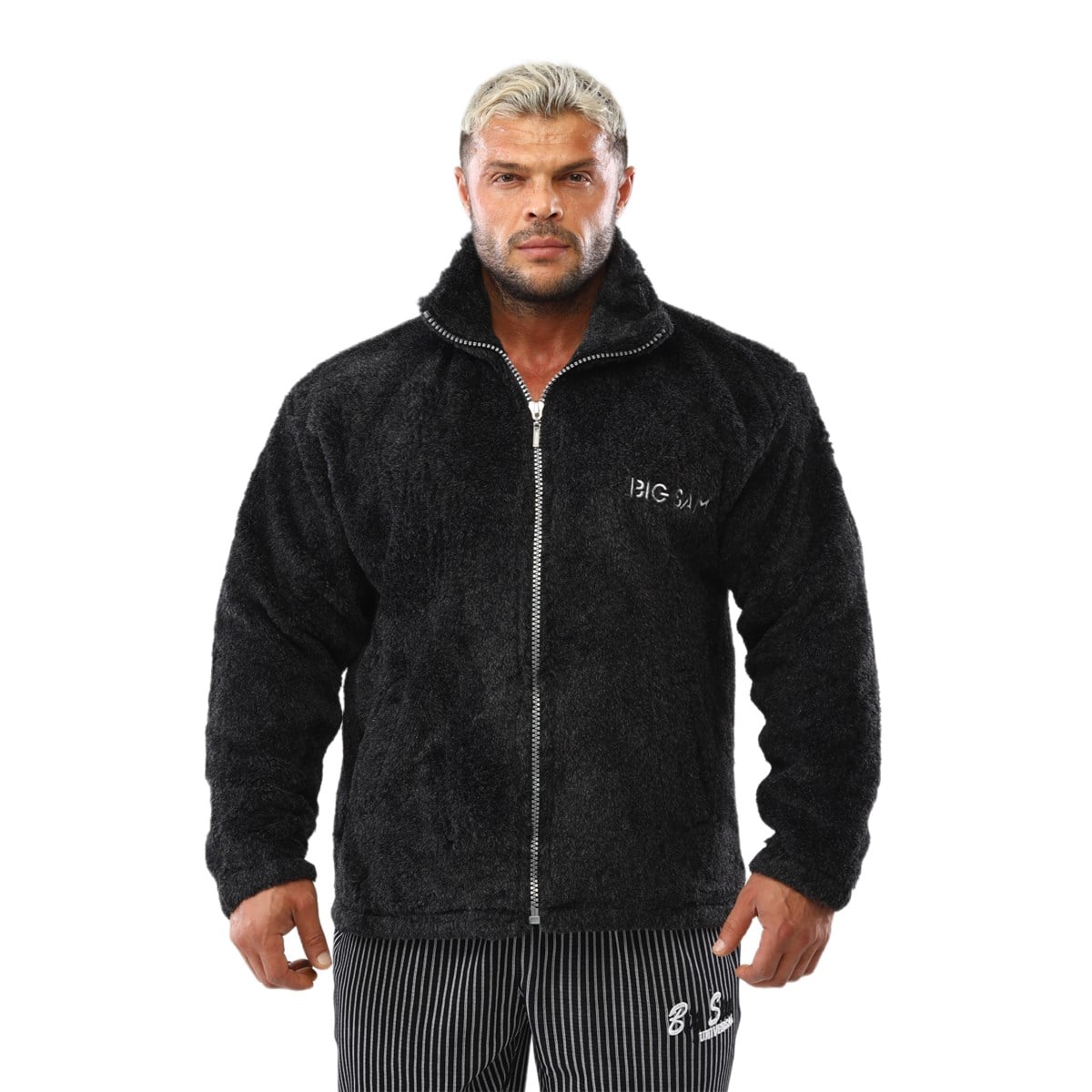 Mens Winter Faux Fur Jacket