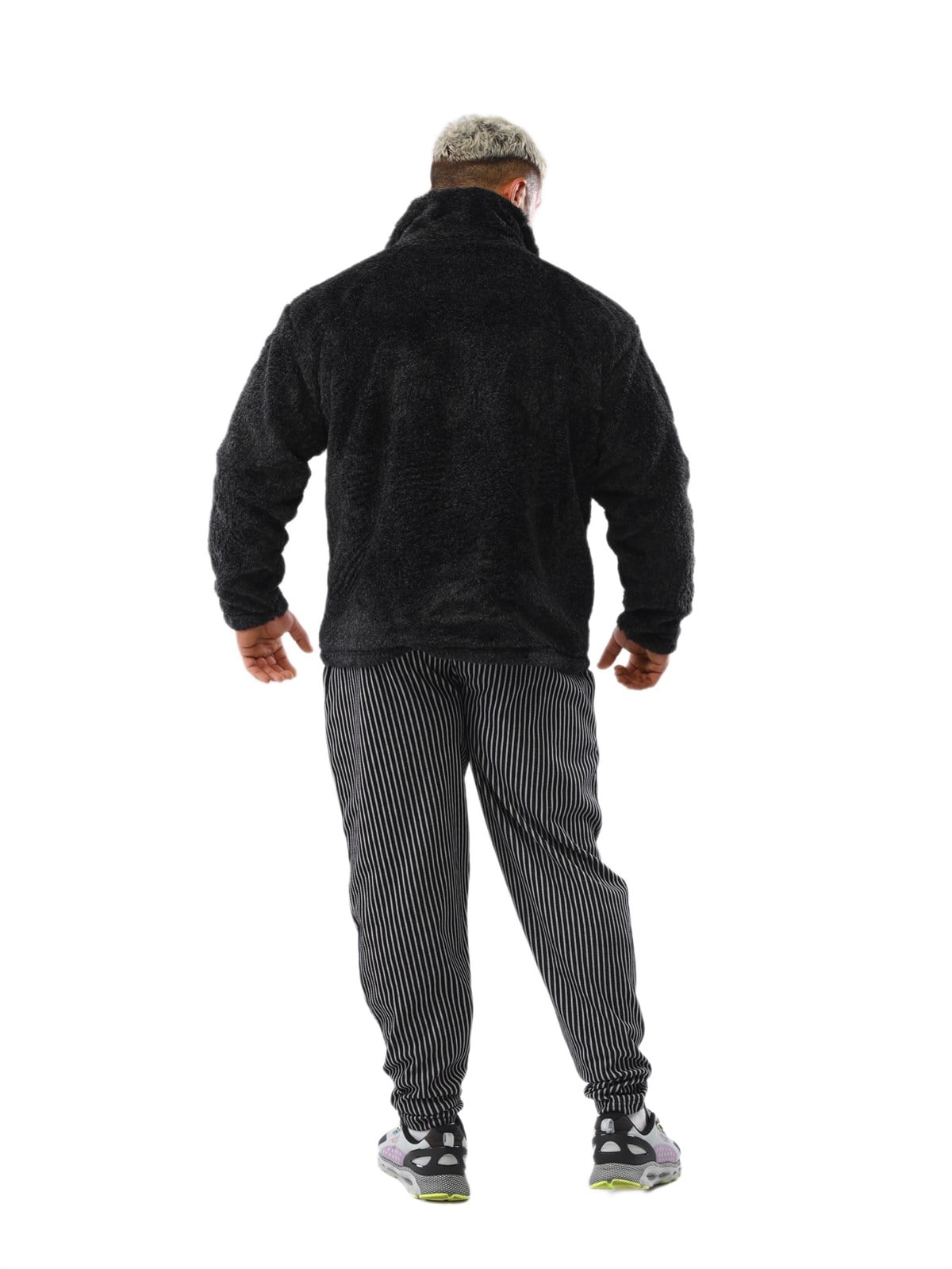 Mens Winter Faux Fur Jacket