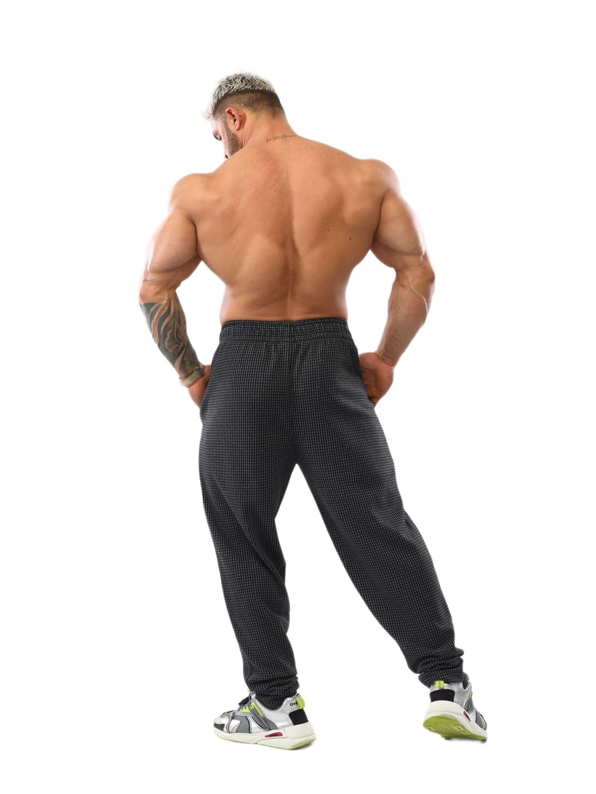 Mens Winter Sweatpants with Zippered Pockets