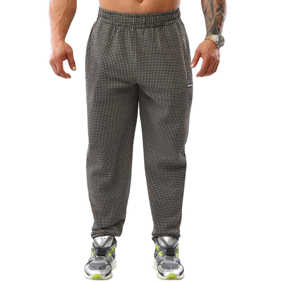 Mens Winter Sweatpants with Zippered Pockets