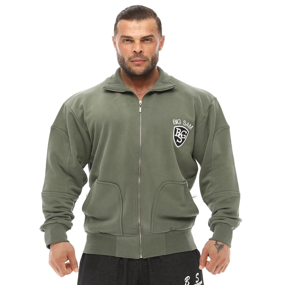 Mens Soft Zippered Jacket