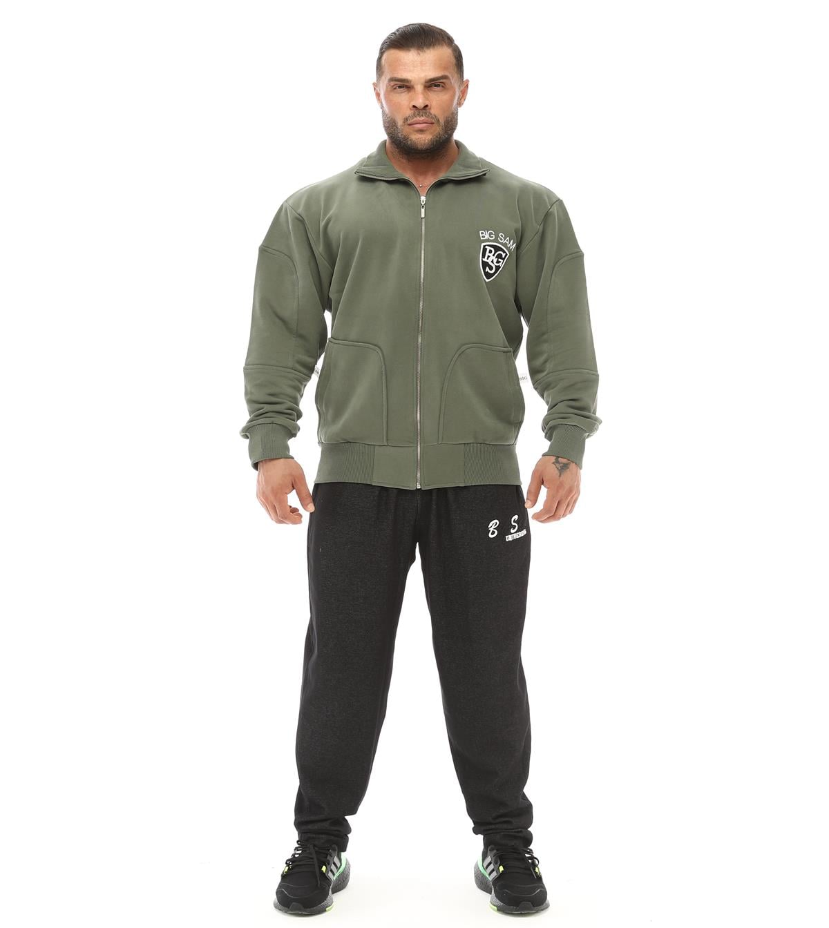 Mens Soft Zippered Jacket