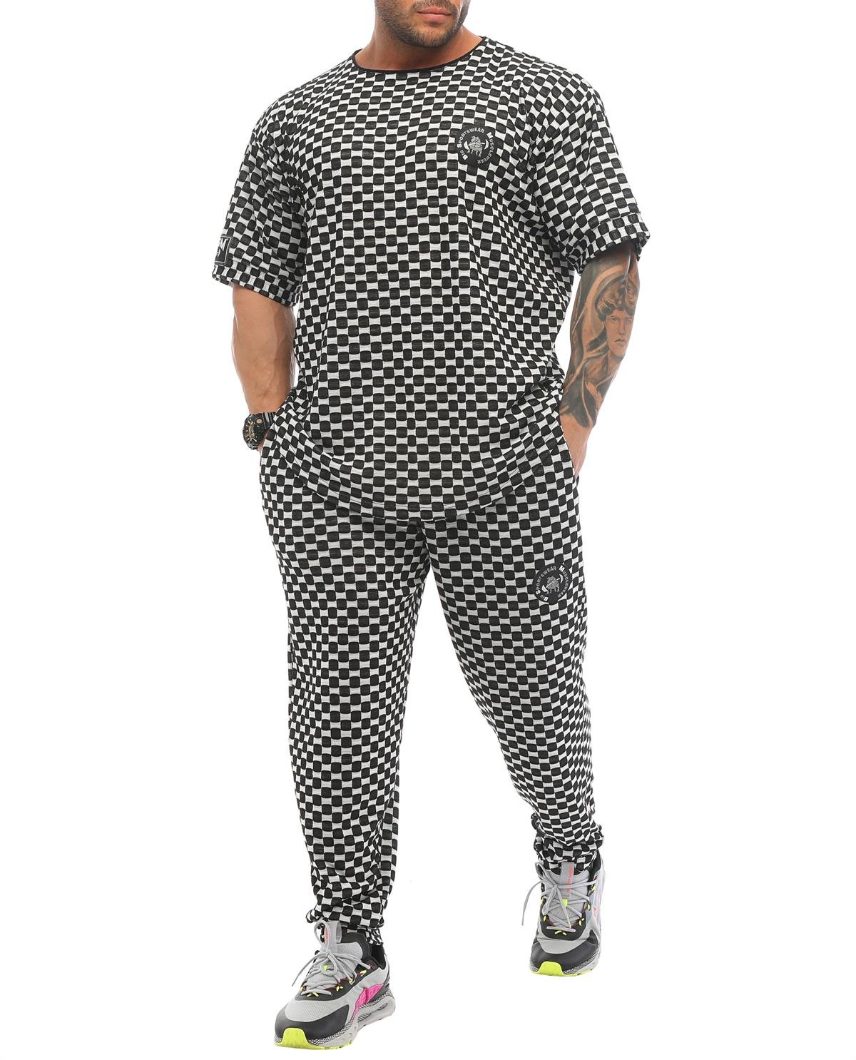 Oversize Plaid Design Rag Top