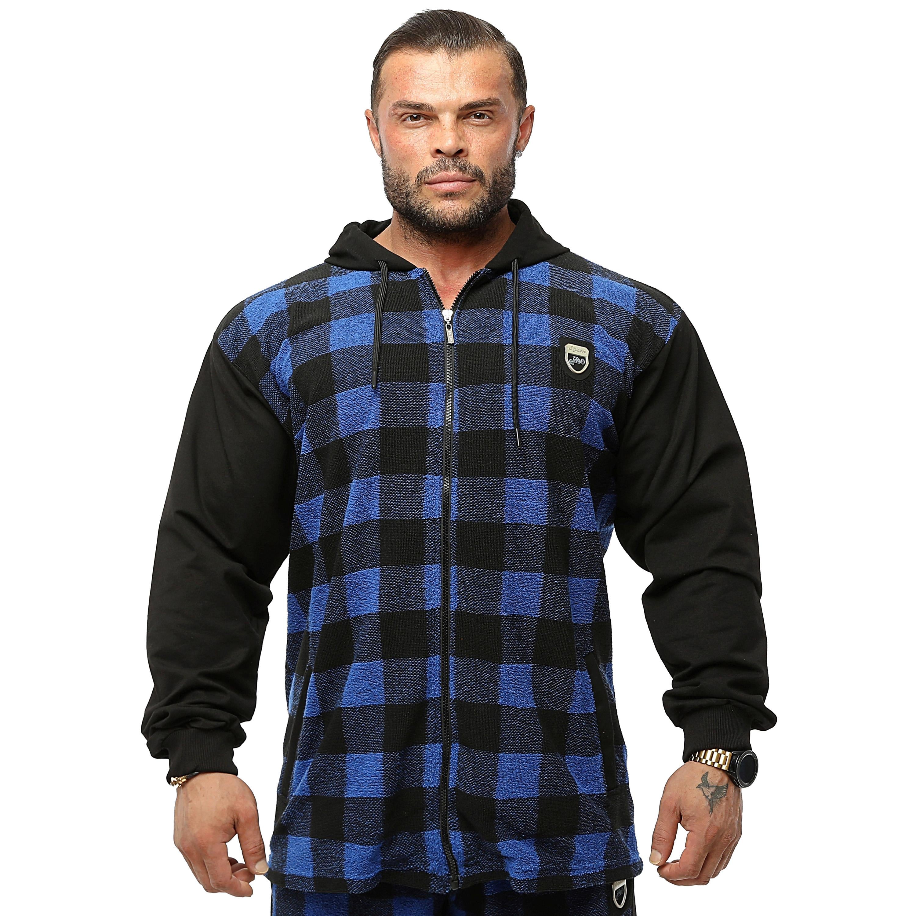 Oversize Towel Hooded Zipper Jacket