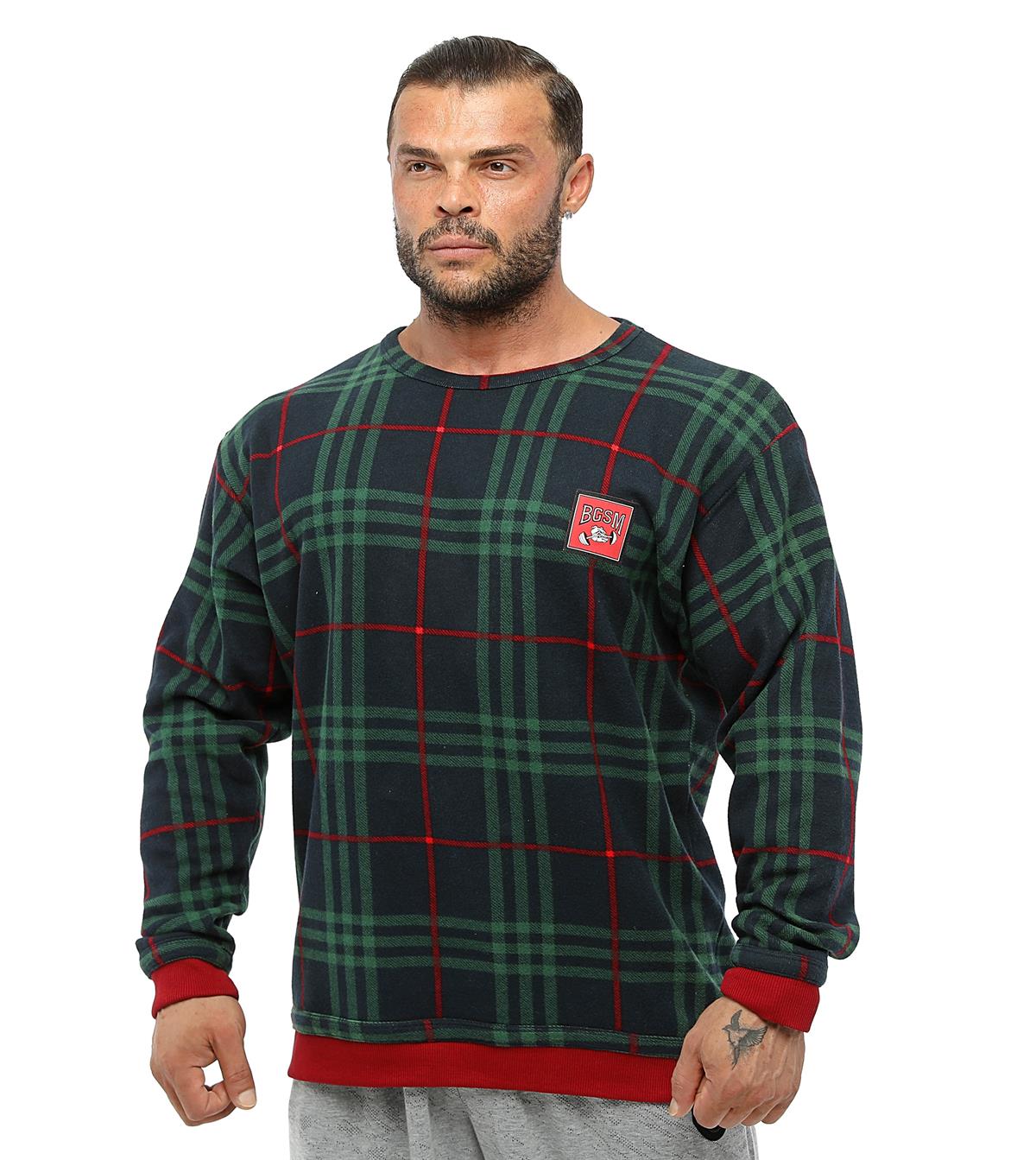 Oversize Plaid Sweater