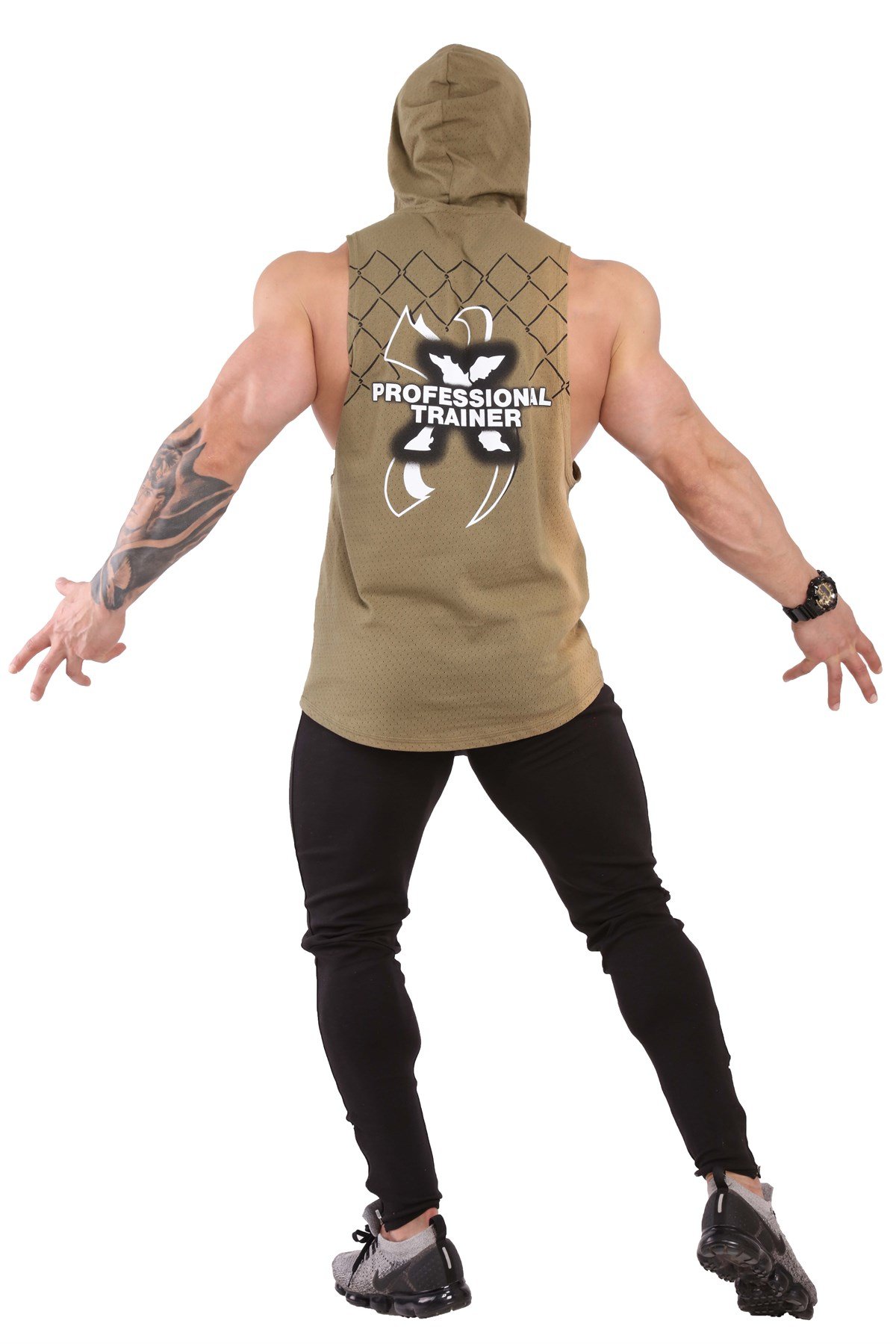 Sleeveless Hoodie Tank Top 2305