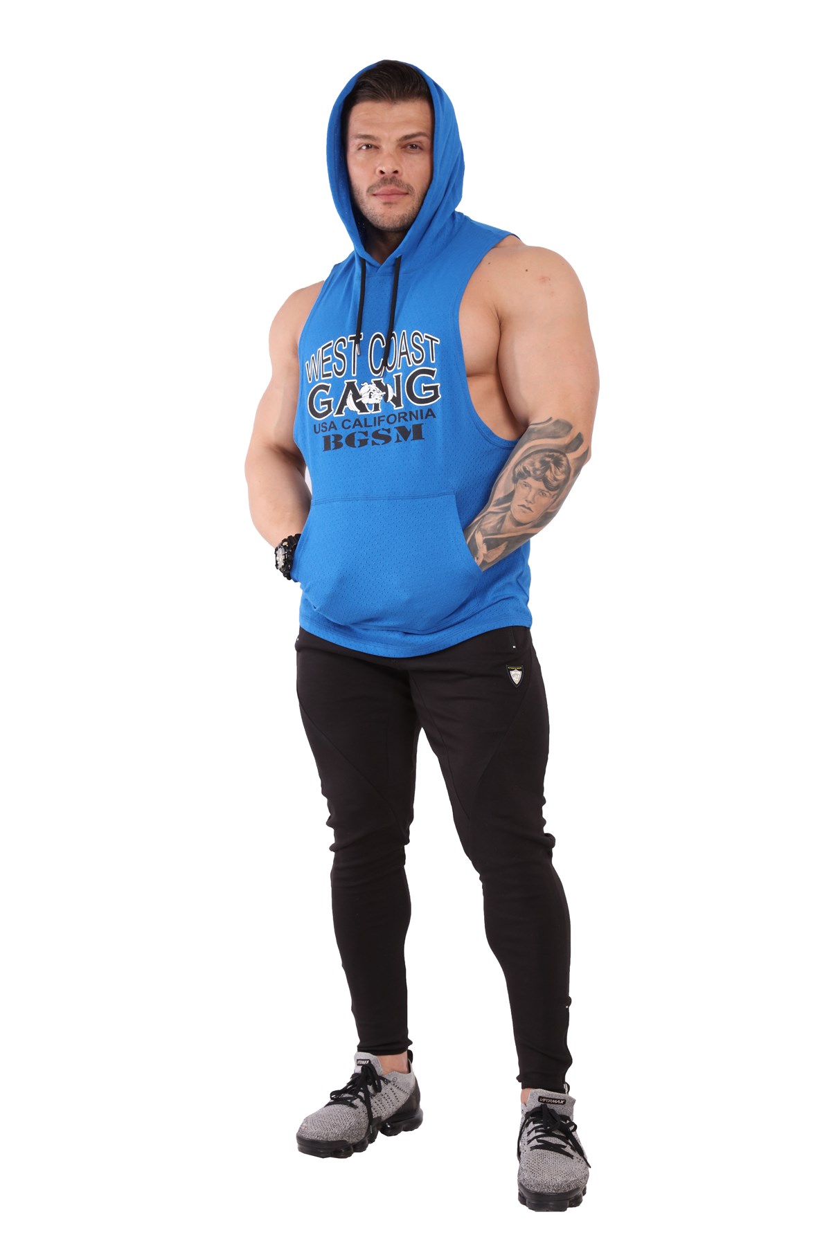 Sleeveless Hoodie Tank Top 2307