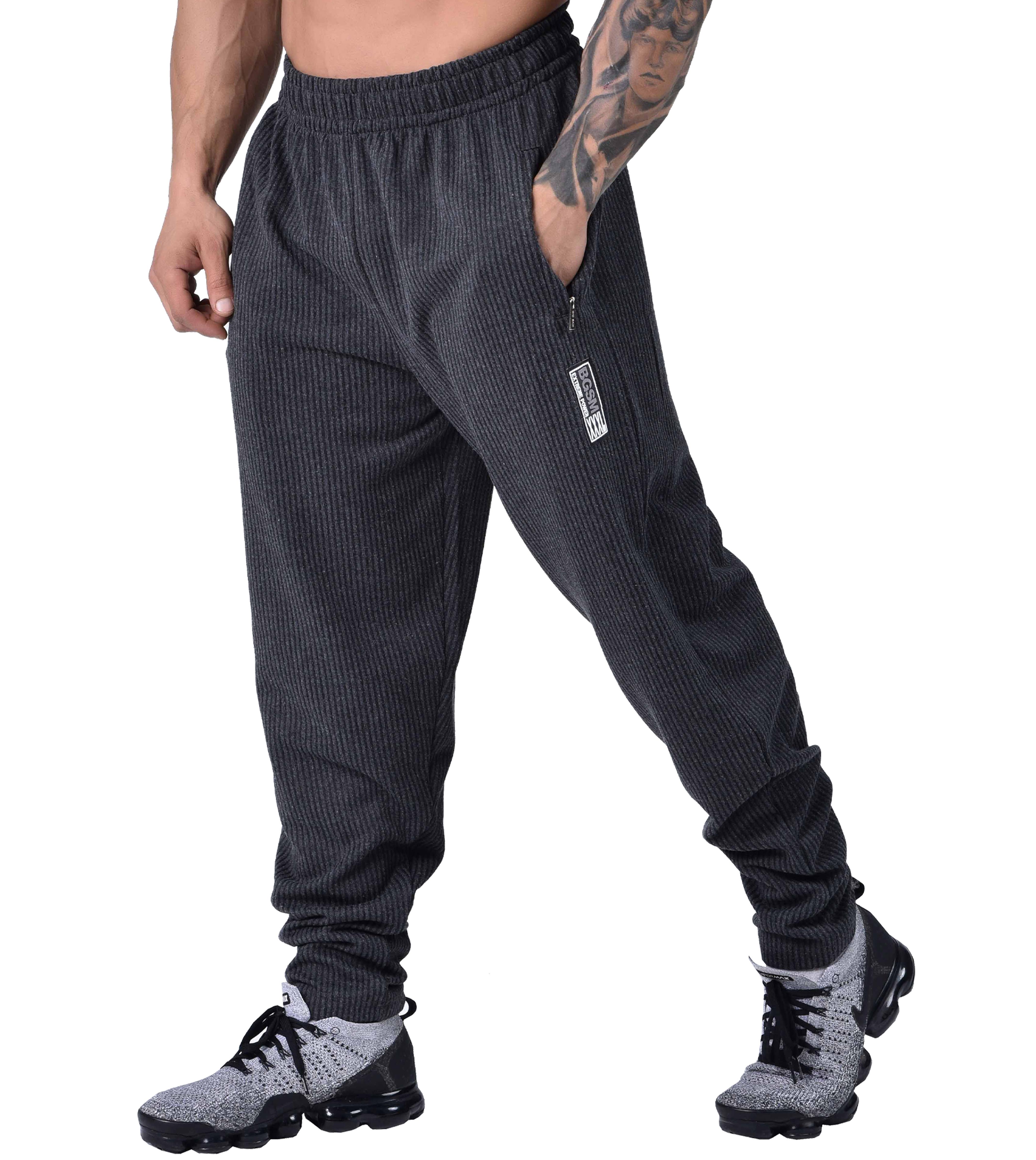Zipper Pockets Baggy Body Pants