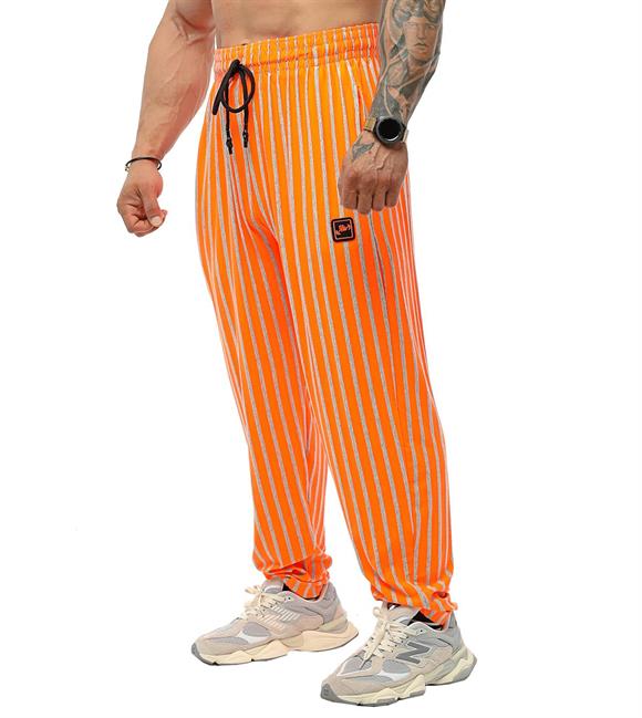Loose Fit Orange Gym Pants