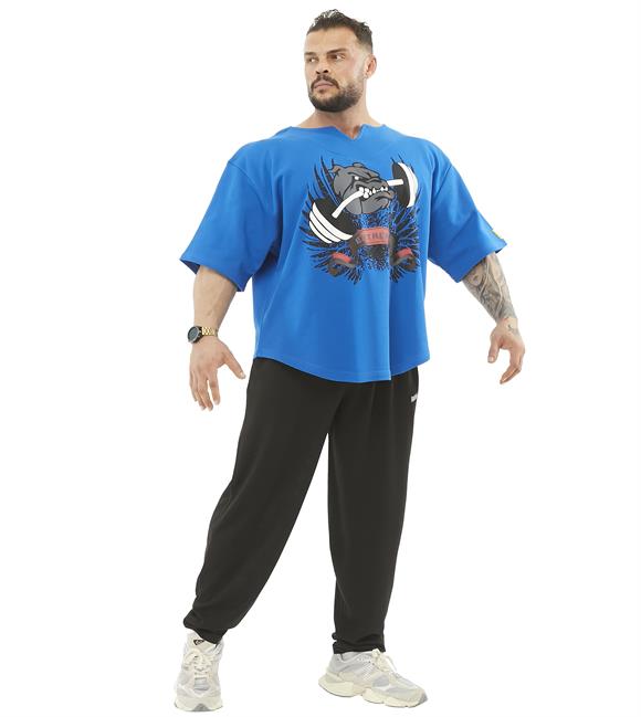 Mens Thick Fabric Wide Cut Rag Top T-shirt 