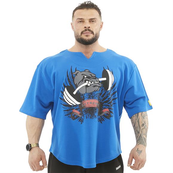 Mens Thick Fabric Wide Cut Rag Top T-shirt 