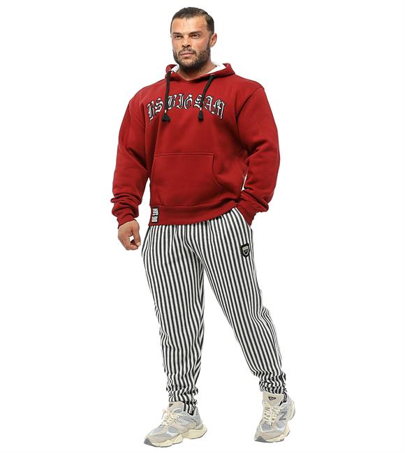 Burgundy Winter Hooded Sweater