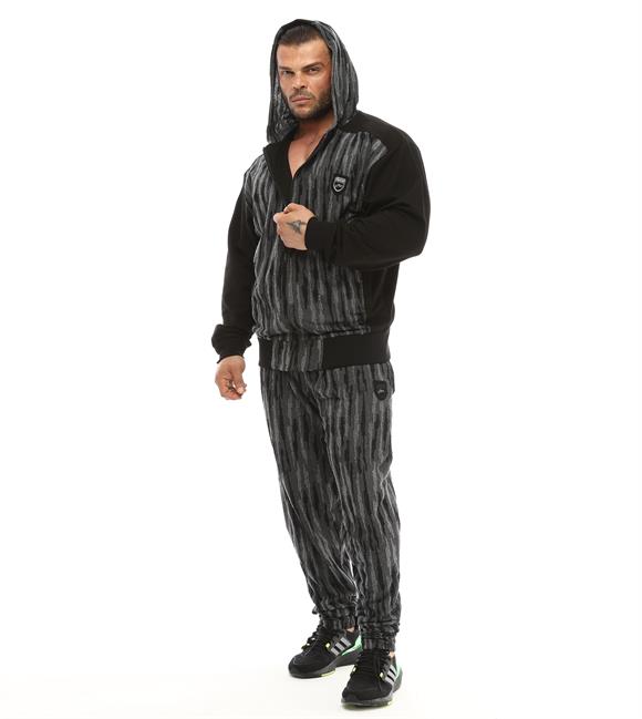 Camouflage Towel Hooded Zipper Jacket