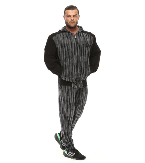 Camouflage Towel Hooded Zipper Jacket