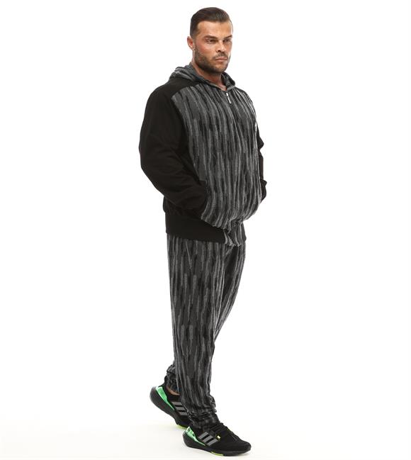 Camouflage Towel Hooded Zipper Jacket