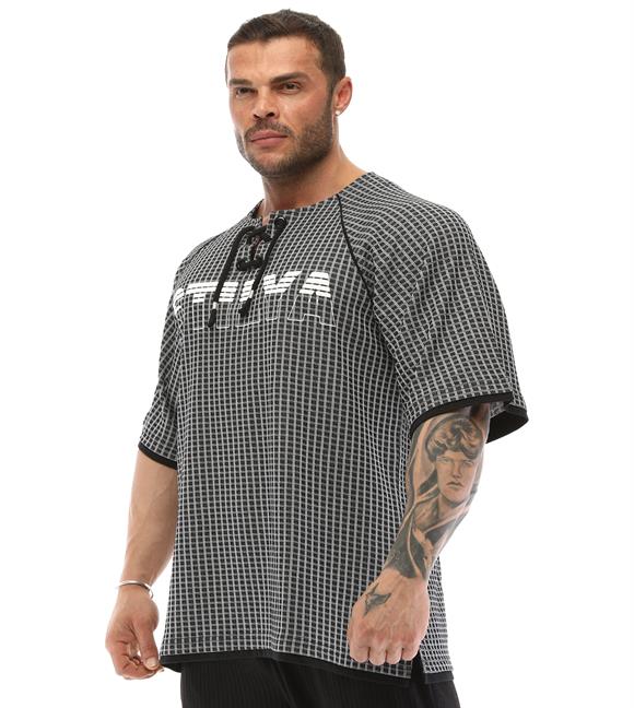 Mens Lace Up T-shirt 