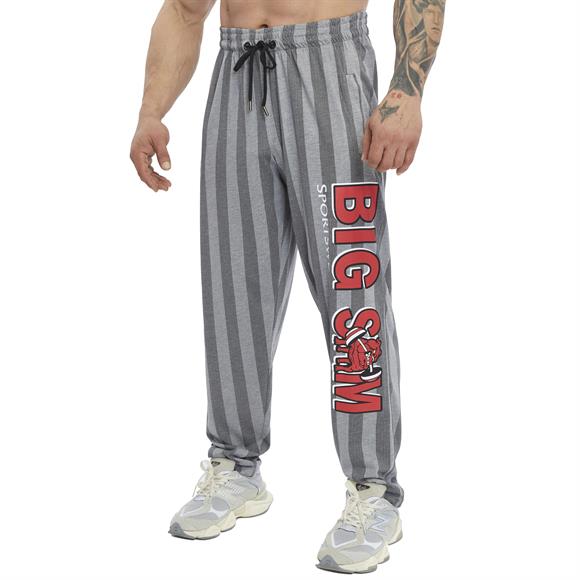 Mens Striped Gym Pants