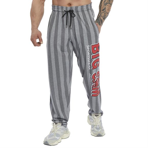 Mens Striped Gym Pants