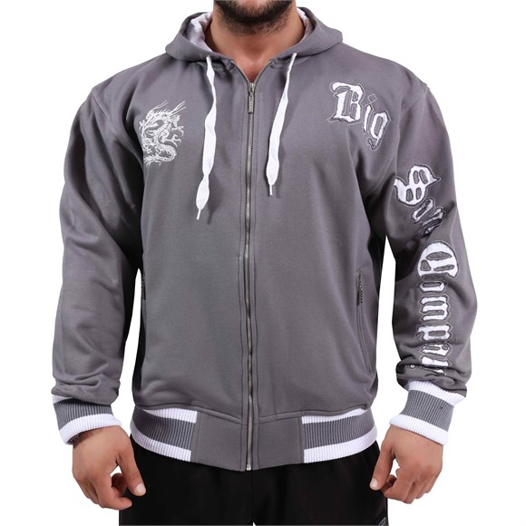Mens Oversized Full-Zip Hoodie
