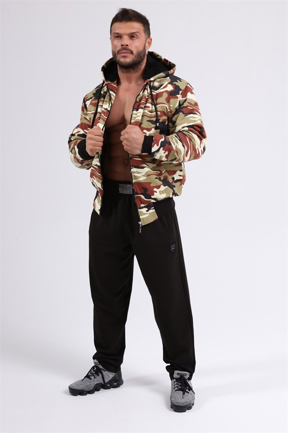 Hooded Winter Camouflage Jacket