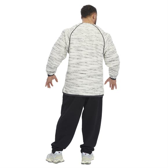 Knit Texture Oversize Sweatshirt