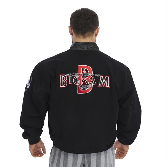 Leather Collar Bomber Jacket