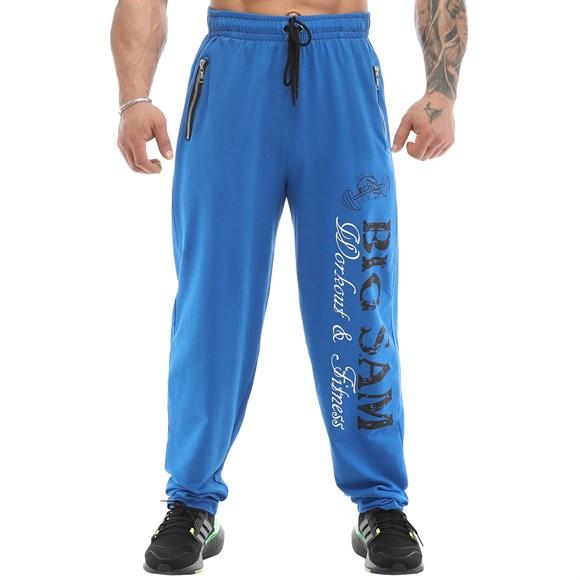 Loose Fit Sweatpants with Zippered Pockets