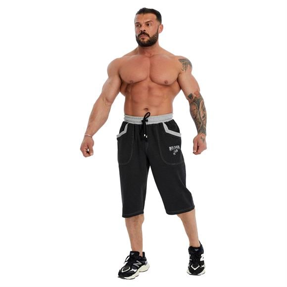 Mens Anthracite Capri Shorts