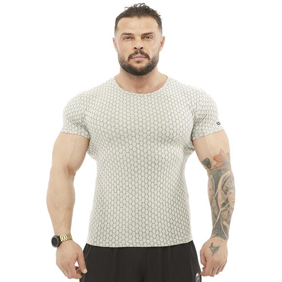 Mens Armor Pattern Slim Fit T-shirt
